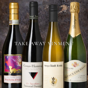 Tilkøb Take Away: Vinmenu (4 pers.)