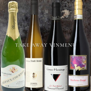 Tilkøb Take Away: Vinmenu (4 pers.)