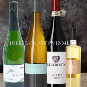 Tilkøb julefrokostmenu: Vinmenu (4 pers.)